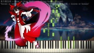 [Synthesia Piano] Touhou BoSM - "Sword of the Fallen Hero ~ Legend of Sanada" - Solo