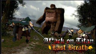 Attack on titan Last breath (new beast titan mission) with Admins+owner‼️⁉️