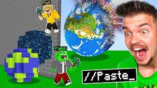 OSZUKUJĘ PTYSIA w KONKURSIE BUDOWANIA //KATASTROFY w Minecraft!