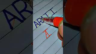 #Arati name logo(Created by Yash G)
