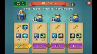 Lords Mobile ~ What's Inside Gifts Galore Let's Find Out