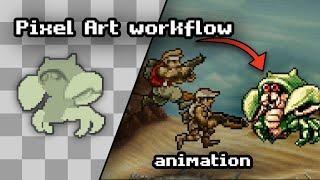 How you can EASILY make Pixel Art animation - My Workflow