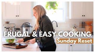 Pantry Cooking & Meal Prep for an Easier Week Ahead | NO-SPEND PANTRY MEALS SUNDAY RESET