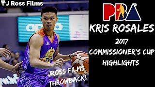 Kris Rosales Full Offense Highlights 2017 Commissioner's Cup!