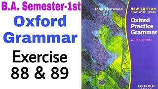 'Oxford Practice Grammar' Exercise 88 & 89 by English Family87 | John Eastwood's Oxford Grammar