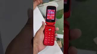 Lava Flip, Red - Dual Sim Keypad Mobile