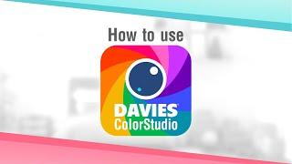 How to use the DAVIES COLORSTUDIO App?