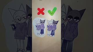  We cut out Wenda and Grey #sprunkiincredibox #shorts #funny #cut