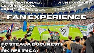 Fan experience, FC Steaua Bucuresti v RK RFS 26th Sept 2024 #livesports