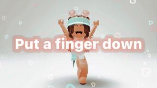 Put a finger down! // Roblox trend // NotAmberRoblox // roblox edit