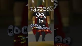 FASTEST 99s In Old School RuneScape?!  #osrs  #oldschoolrunescape #gaming