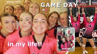 VOLLEYBALL GAME DAY in my life! | school, volleyball & more! 