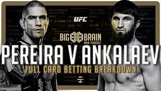 Making Money Betting UFC 313: Pereira vs. Ankalaev  BB MMA #170 w/BigSteve