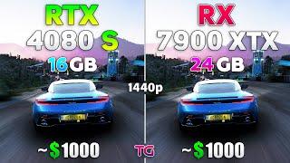 RX 7900 XTX vs RTX 4080 SUPER - Test in 10 Games | 1440p