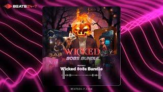 Royalty Free Trap Samples Halloween Producer Bundle 2024 "Wicked 808s Bundle" 4GB Trap Melody Loops