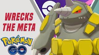 Rhyperior Wrecks the Meta! Smash King's 20-5 Master League Run with Buffed Mud Slap | Pokémon GO