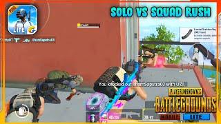 Solo Squad vs Squad Rush Gameplay | PUBG MOBILE LITE