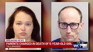 Mother and stepdad charged with murder Tuesday in death of 5-year-old Tallahassee girl
