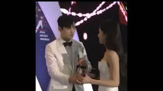 cha eun woo and moon ga young award #chaeunwoo #moongayoung #shorts #truebeauty #kdrama