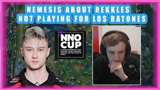 Nemesis About REKKLES NOT Playing for LOS RATONES in NNO Tournament