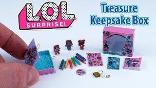 DIY Miniature LOL Surprise Treasure Keepsake Box | DollHouse accessories