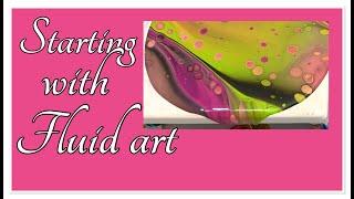 #238 Beginners tips Acrylic Pouring, the importance of stretching, tilting paint and pouring