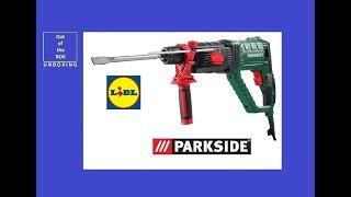 Parkside Hammer Drill PBH 1050 B2 UNBOXING (Lidl 1050W 0–5300 rpm 3 J)