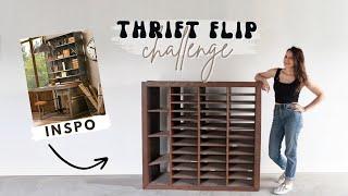 CUSTOM STORAGE SHELF ORGANIZER + FURNITURE  FLIP CHALLENGE WITH DIY DANIE!