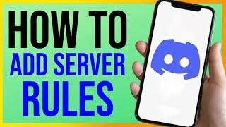 How to Add Rules to Your Discord Server (SUPER SIMPLE!)