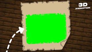 minecraft blank map animation minecraft green screen 