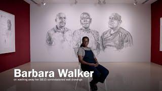 Barbara Walker: On washing away her SB15 commissioned wall drawings