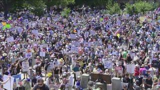 Thousands gather in Idaho to protest President Trump's administration