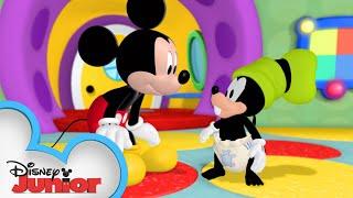 Goofy Turns into a Baby | Mickey Mornings | Mickey Mouse Clubhouse | @disneyjr