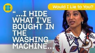 Sinhdu Vee's Sneaky Method of Hiding Shopping! | Would I Lie to You? | Banijay Comedy