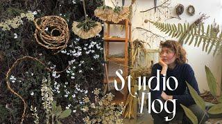 Studio Vlog |  Shells, Cordage & Foraging 