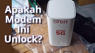 Uji Coba Internet Kartu Tri Unlimited di Modem Telkomsel Orbit Hyper 5G Huawei H122-373 CPE Pro 2