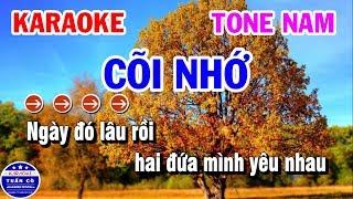 Karaoke Nhạc Sống Cõi Nhớ | Karaoke Tuấn Cò