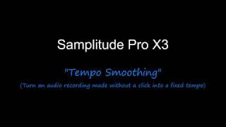 Samplitude Pro X3: Tempo Smoothing