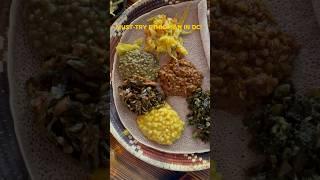 DON’T MISS this Ethiopian Restaurant in DC!  #foodie #shorts #dcfoodie #shortvideo