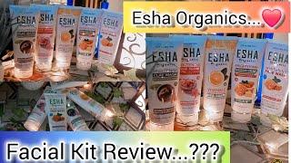 Esha Organics Facial Kit...||Facial review chahye...?||Products worth buying...?||#myeidlook#facial