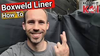 How To fit a Boxweld Liner in a Koi Pond