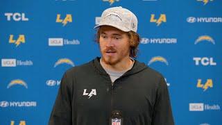 Justin Herbert Postgame Press Conference vs Falcons | LA Chargers