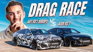 1000PS ABT RS7-LE vs. Audi RS7 Performance | Wie viel schneller ist er? | DRAG RACE