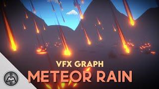 Unity VFX Graph - Meteor Rain Tutorial ( Trails + Trigger Events )