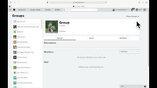 I can't join groups. Roblox