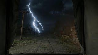 Riding In The Back Of A Covered Wagon During A Thunderstorm | RDR2 ASMR