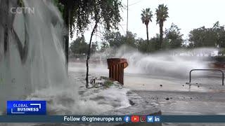 Extreme weather batters Greece