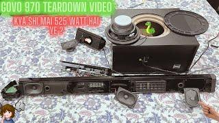 What is inside GOVO GOSURROUND 970 क्या ये सही मे 525w है?|Jony Tech Therapy Govo 970 Teardown #govo