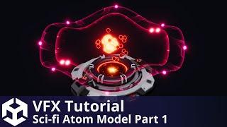 Scifi Atom Model - Dark Matter / Glowing Core - Unity VFX Tutorial