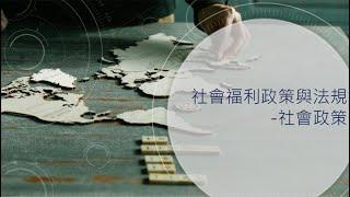 社會福利政策與法規二、社會政策